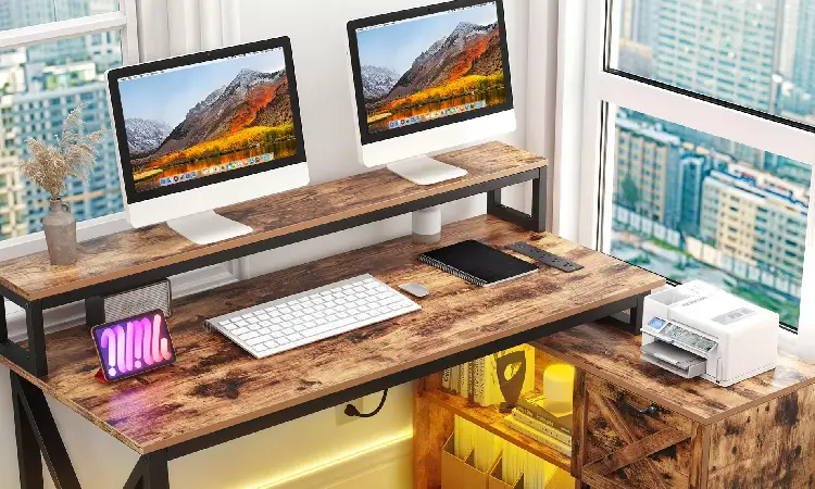 Meja kayu solid, Sumber: ostkcdn.com