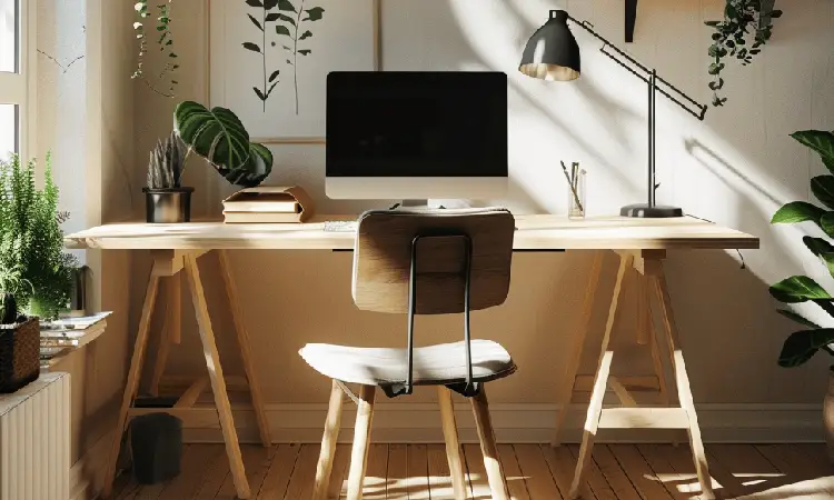 Meja kerja gaya skandinavian, Sumber: edwardgeorgelondon.com