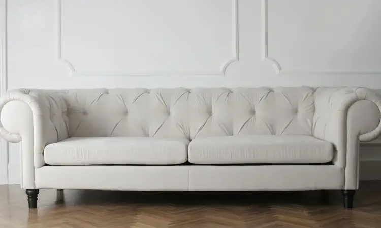 Sofa warna putih gading, Sumber: pexels.com