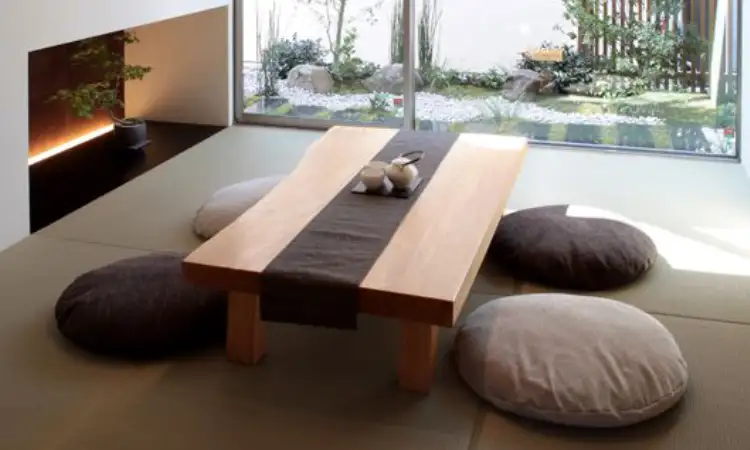 Ruang tamu lesehan modern minimalis, Sumber: ruparupa.com
