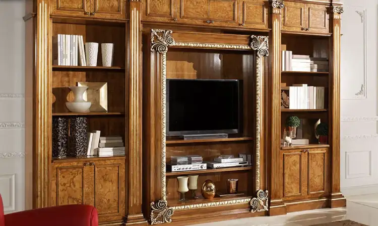 Bufet TV kayu mewah, Sumber: tempattidurjepara.com