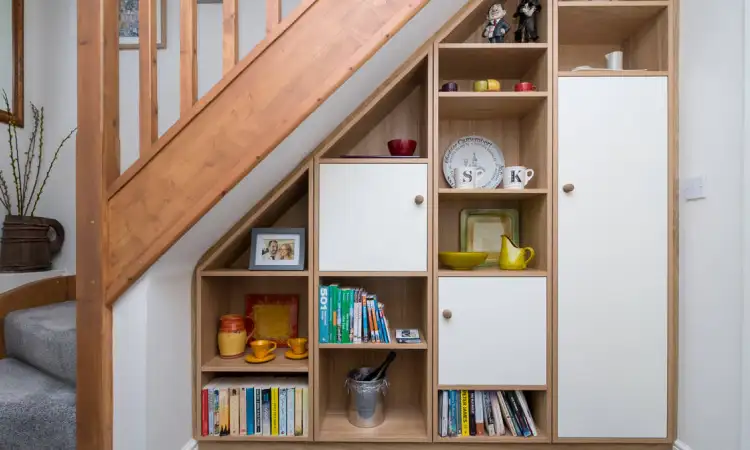 Lemari semi terbuka, Sumber: hzcdn.com