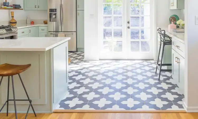 Level lantai dapur, Sumber: dekoruma.com