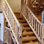 Tangga kayu rustic, Sumber: wildwoodrustics.b-cdn.net