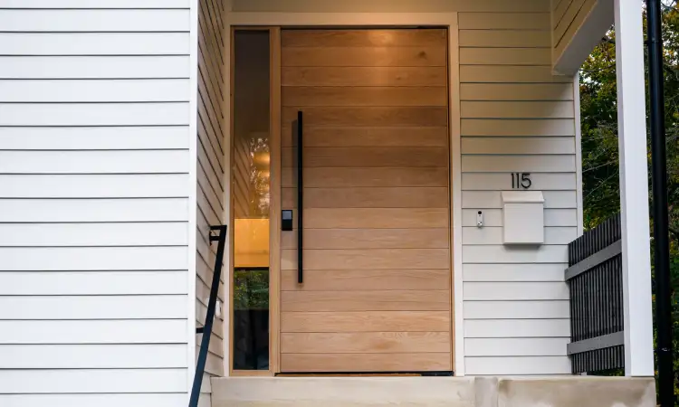 Pintu satu daun minimalis, Sumber: hzcdn.com