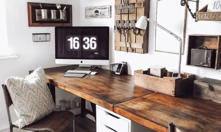 Ruang kerja industrial maskulin, Sumber: pinterest.com
