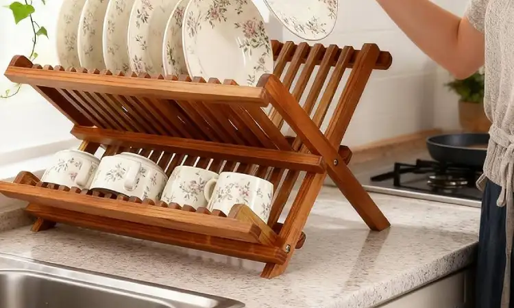 Rak piring freestanding, Sumber: amazon.com