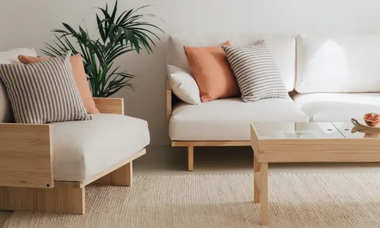 Ruang tamu minimalis, Sumber: shopify.com