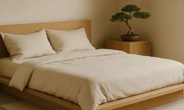 Dipan kayu japandi, Sumber: shopee.co.id