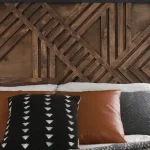 Headboard geometris, Sumber: diyhuntress.com
