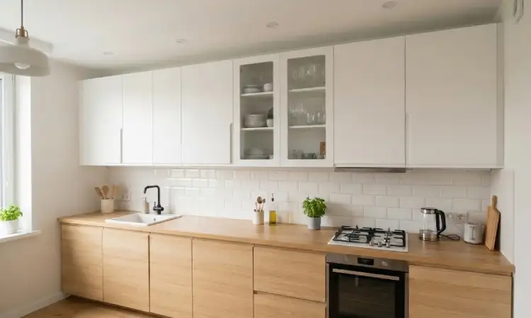 Lemari Gantung Dapur Bergaya Minimalis, Sumber: AI