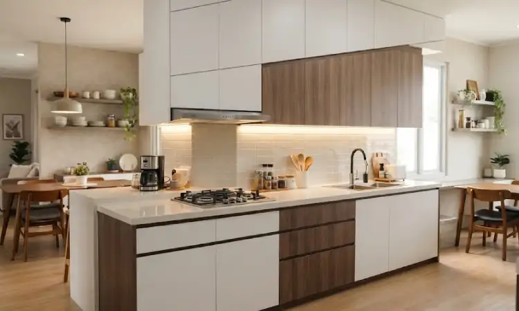 Lemari Gantung Dapur Bergaya Modern, Sumber: AI