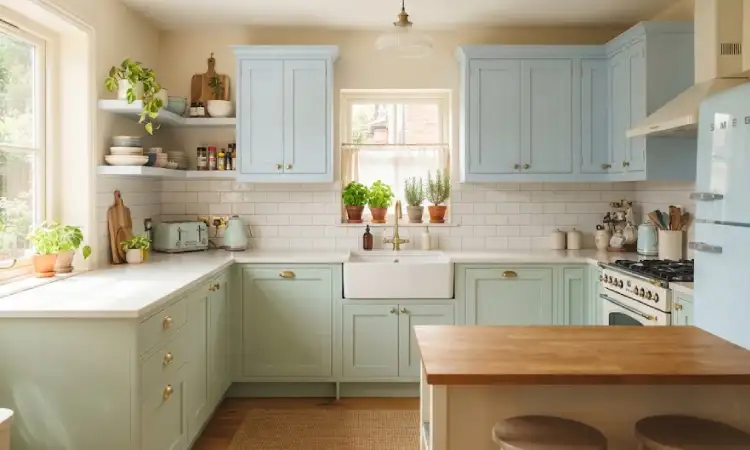 Lemari Kabinet Warna Pastel, Sumber: AI