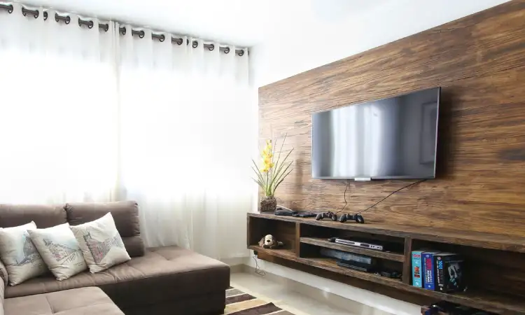 Desain backdrop tv, Sumber: pexels.com
