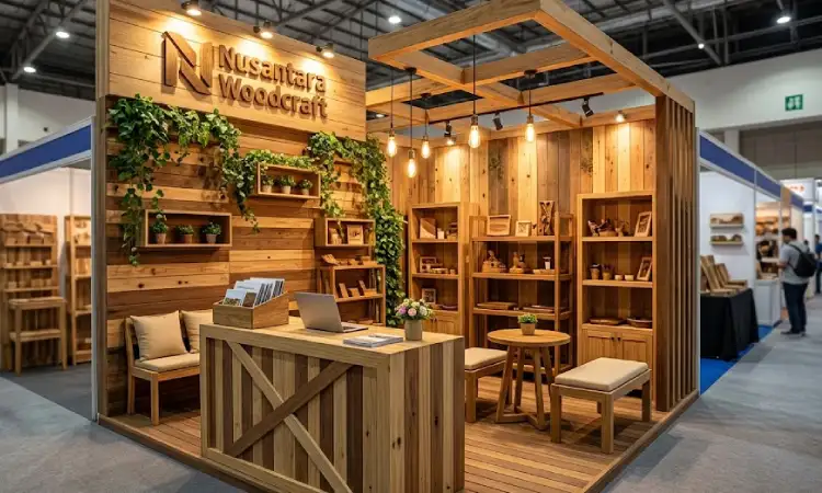 Keunggulan memilih booth dari kayu, Sumber: AI