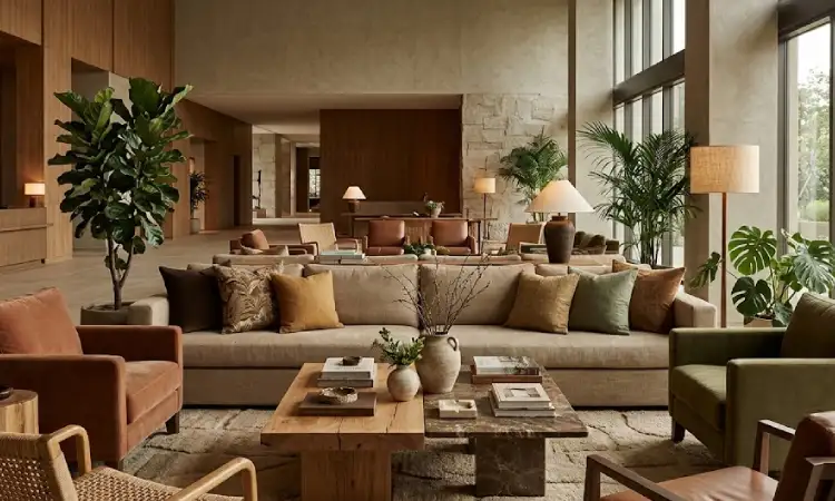 Sofa Warna Earth Tone, Sumber: AI