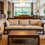 Sofa kayu, Sumber: AI