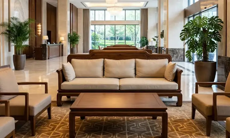 Sofa kayu, Sumber: AI